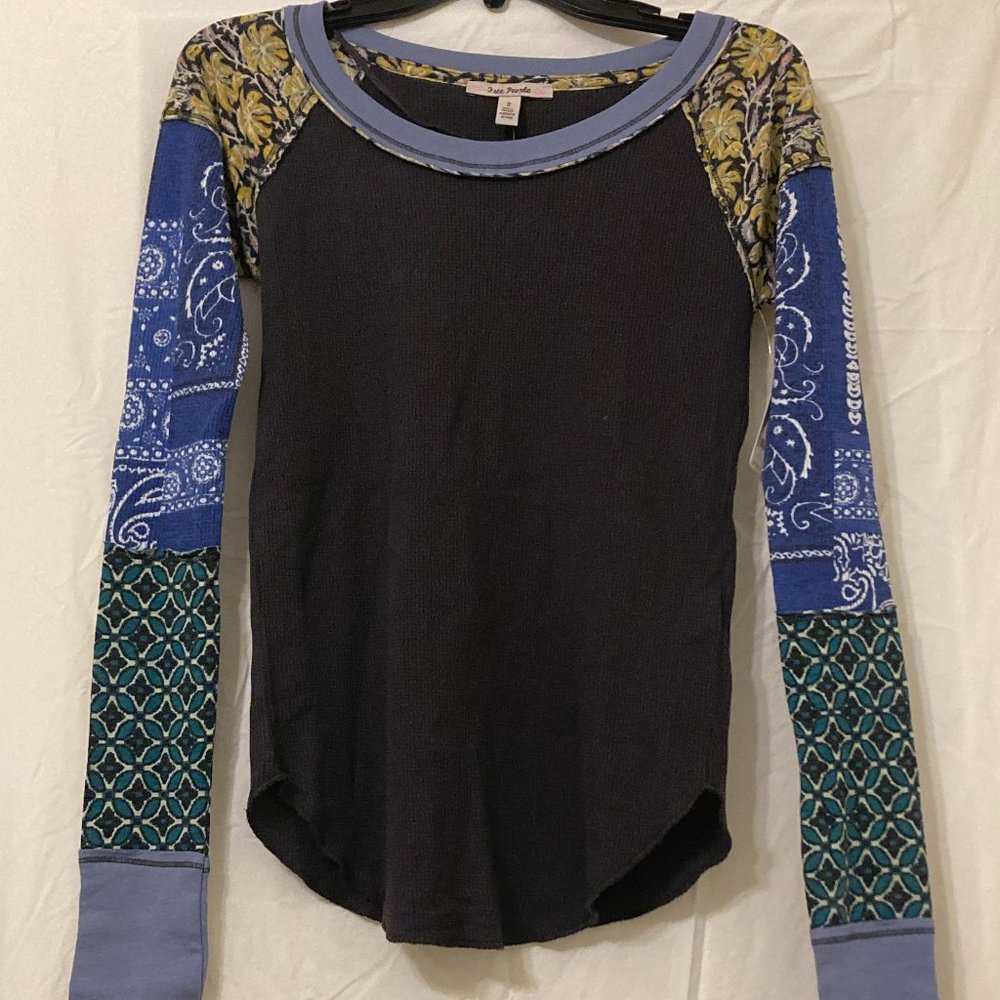 Long Sleeved Patched t